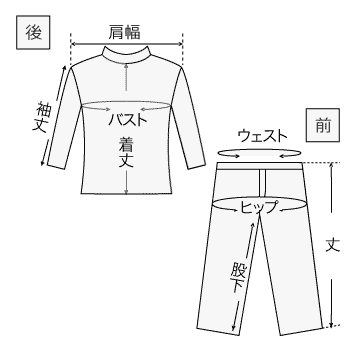 採寸方法